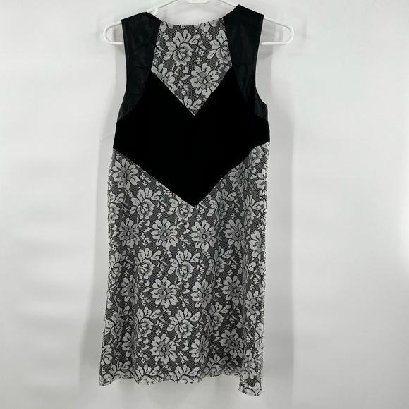 Kensie dress 2 black white lace overlay - Picture 4 of 8